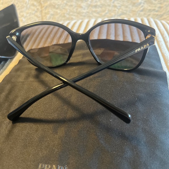 Prada SPR010 With Case Black 55 17 - Picture 10 of 10